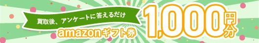 作業後アンケートに答えるだけで、全員にamazonギフト券2,000円分!!